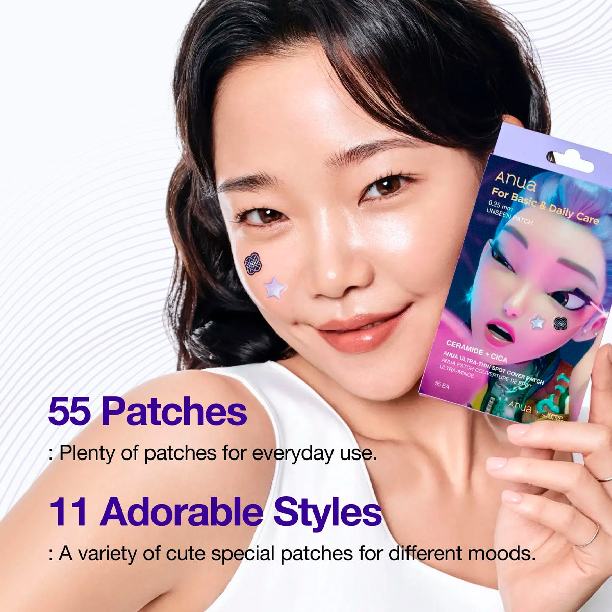 Rumi Ultra-thin Spot Cover Patch (55ea) - Anua