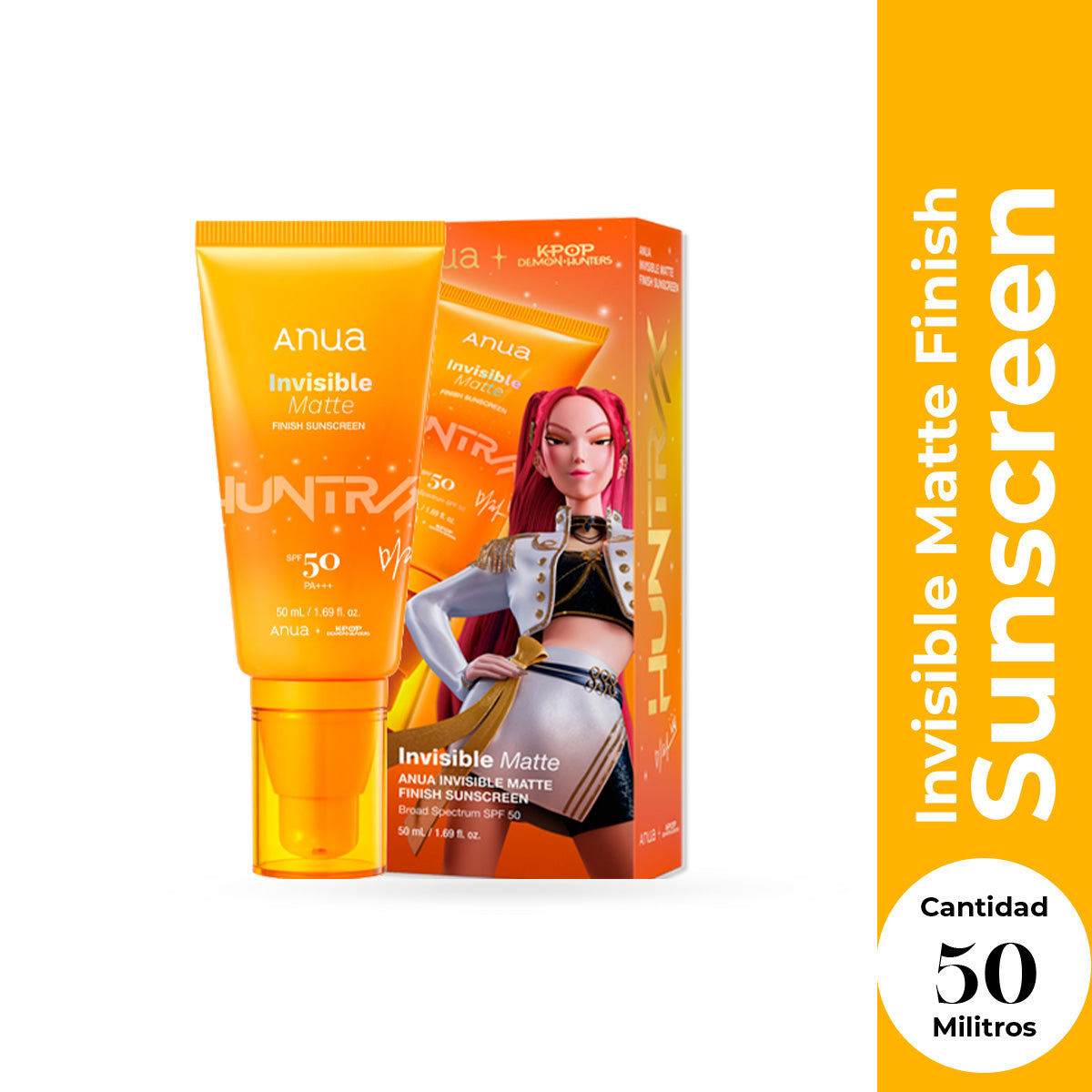 Invisible Matte Finish Sunscreen 50ml - Anua