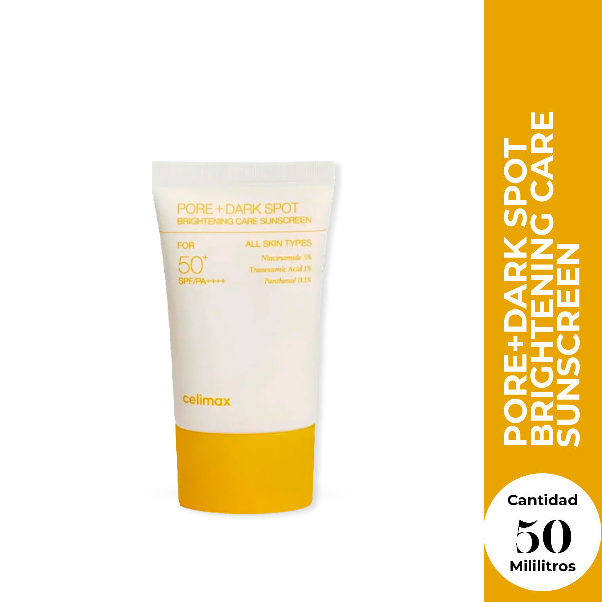 Celimax Pore+Dark Spot Brightening Care Sunscreen SPF50+ PA++++ 50ml