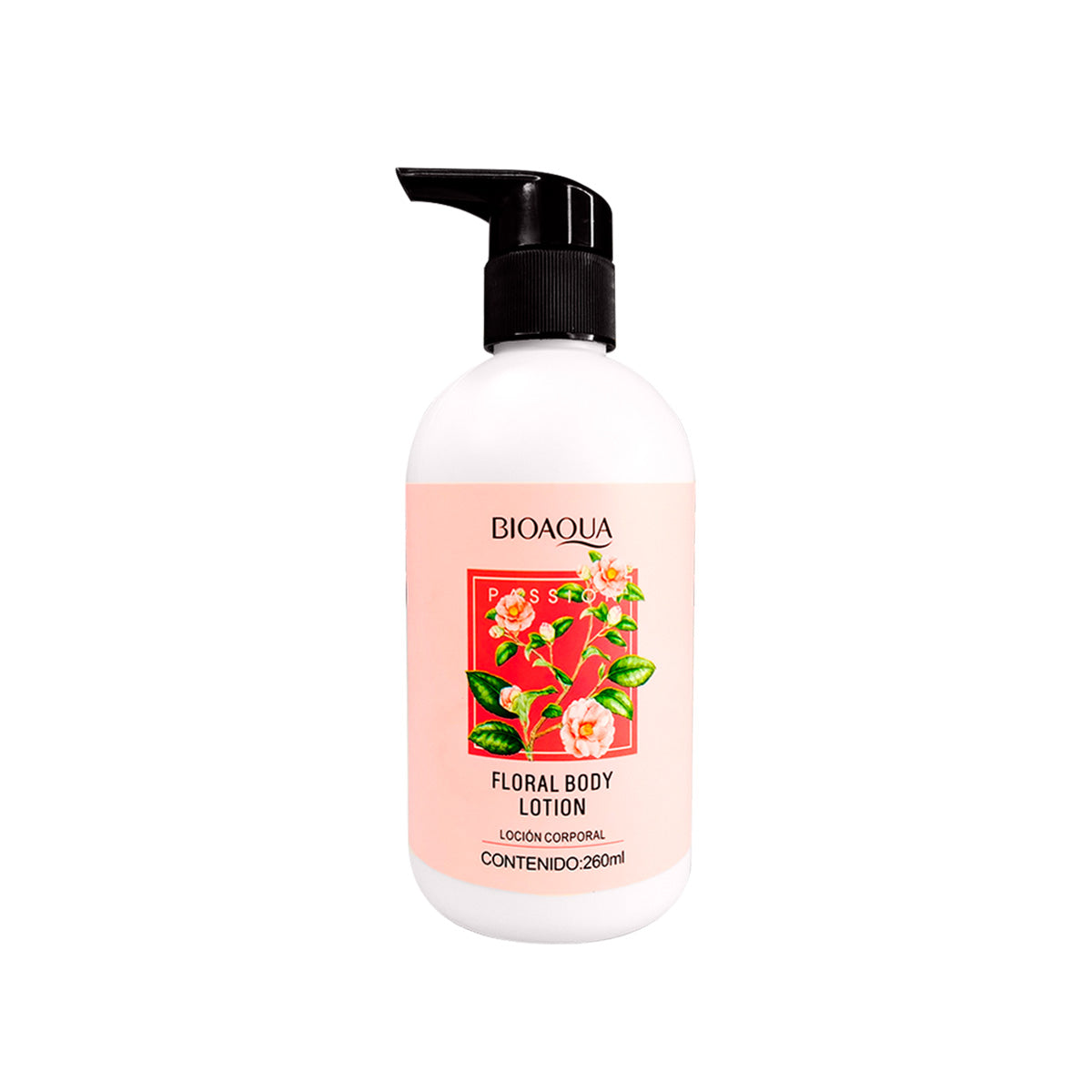 BIOAQUA Loción Corporal Floral Pasión – Hidratación – 260ml