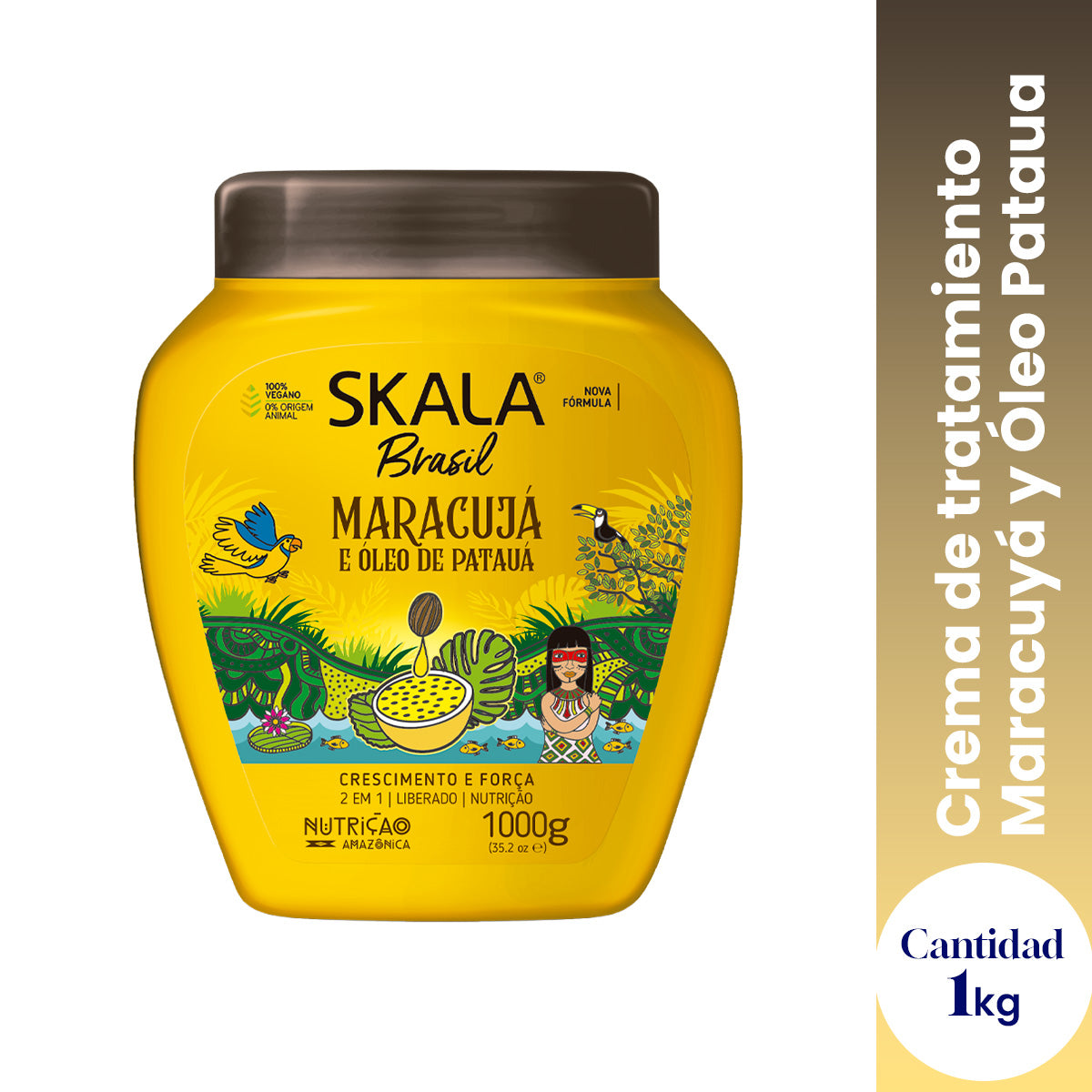 Skala Crema de Tratamiento Capilar - Brasil MaracuyĆ” 1000g