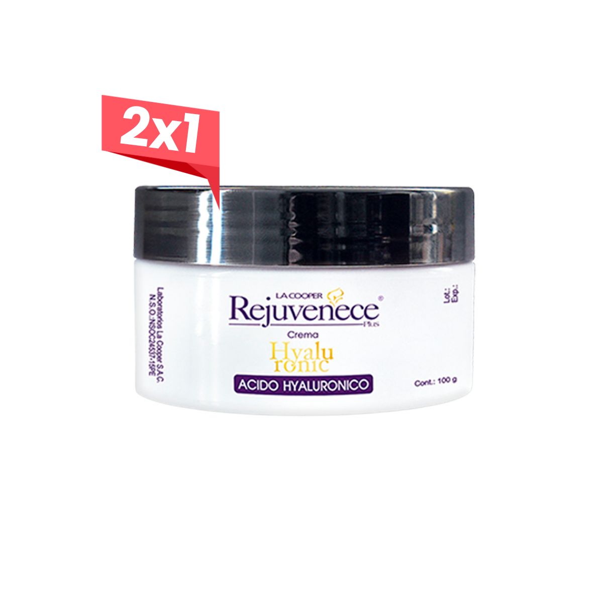 2X1 Rejuvenece Plus Crema Hyalurónic 100gr