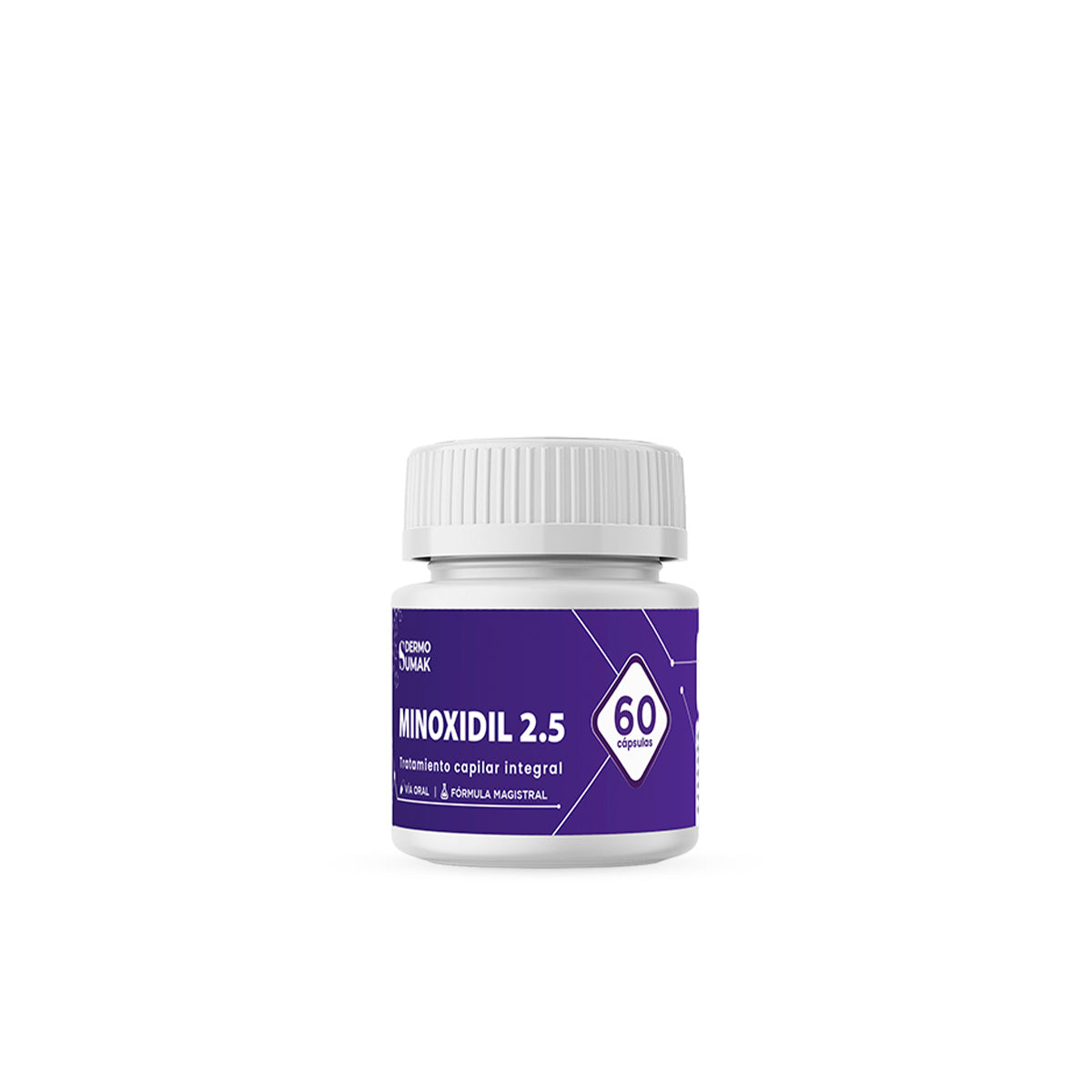 DUO Minoxidil Mujer: Cápsulas 2.5mg 60 cap + Loción 2% 60ml