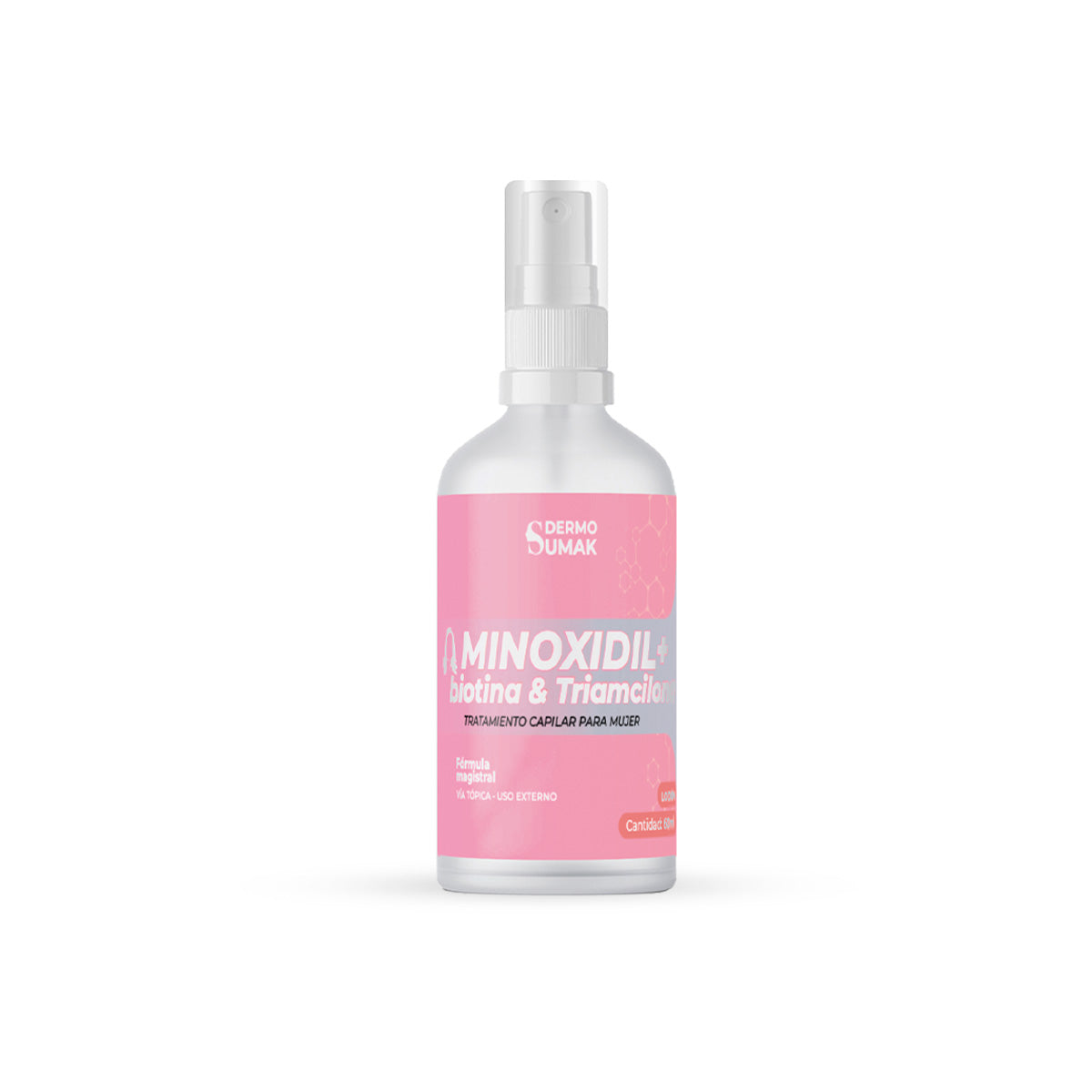 DUO Minoxidil Mujer: Cápsulas 2.5mg 60 cap + Loción 2% 60ml