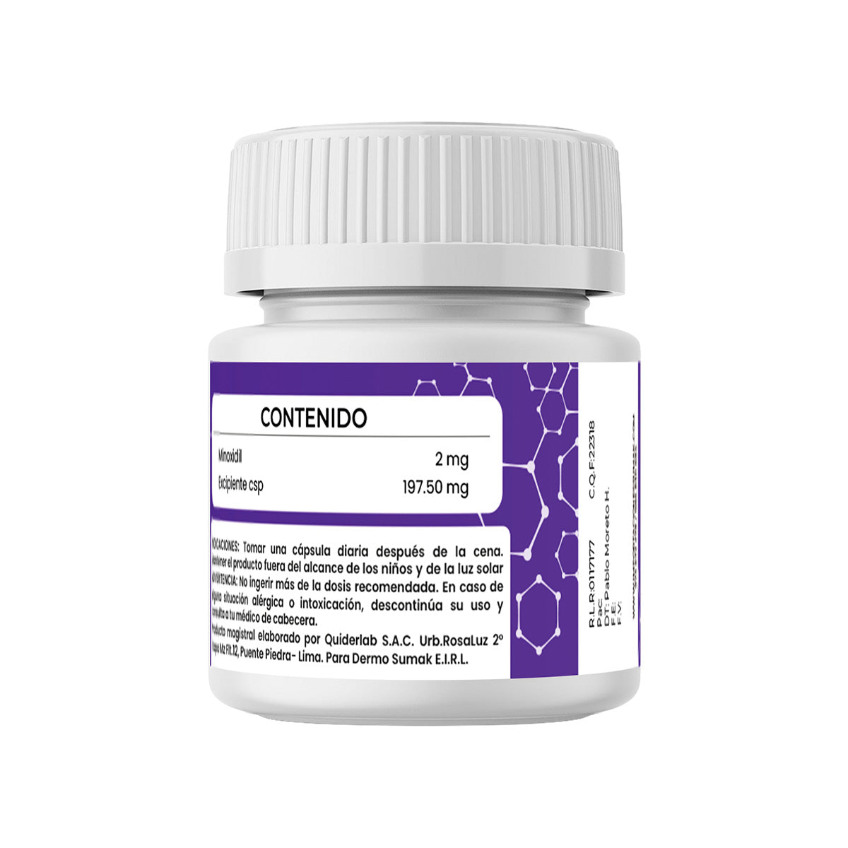 MINOXIDIL 2 MG 60 CÁPSULAS - DERMO SUMAK