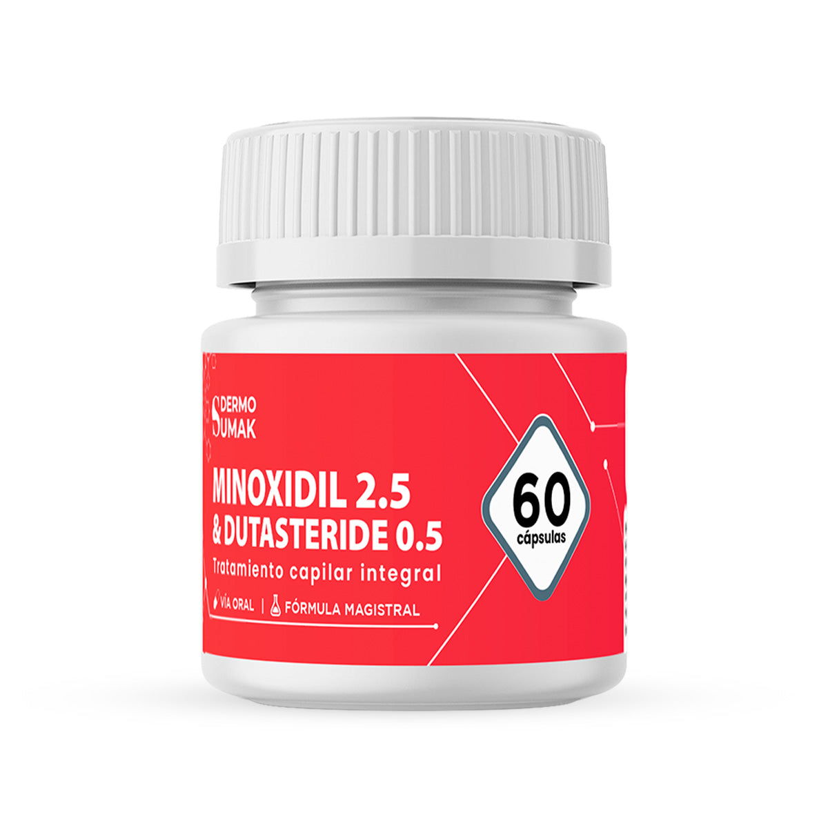 Minoxidil 2.5 mg & Dutasteride 0,5 mg x 60 caps - Dermo Sumak