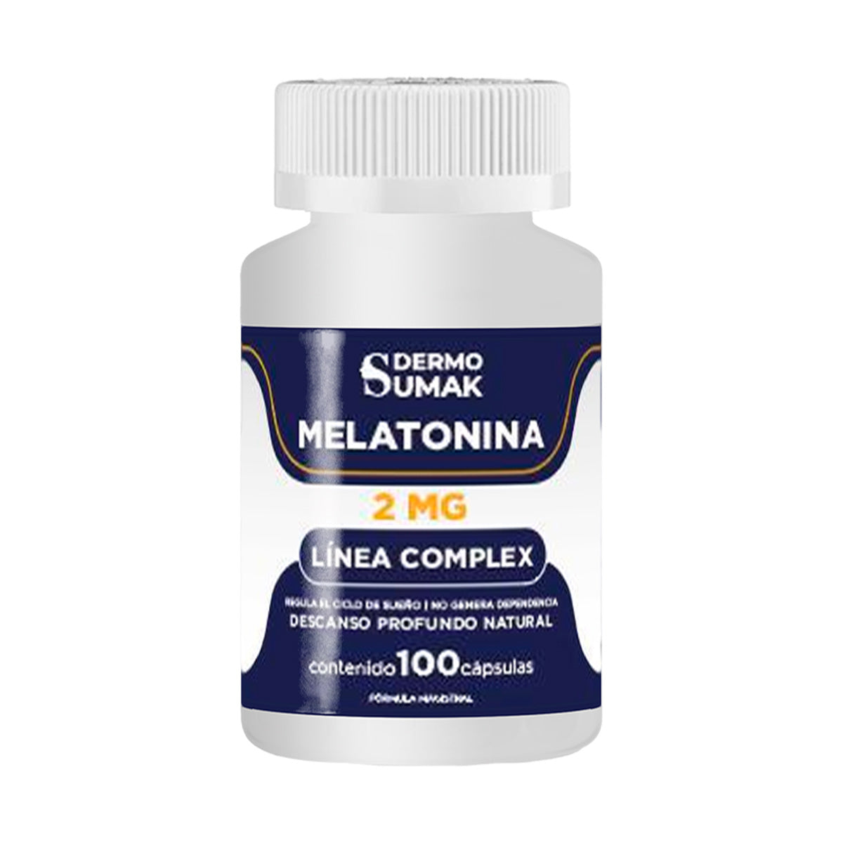 DERMO SUMAK – MELATONINA 2 MG COMPLEX – 100 CÁPSULAS