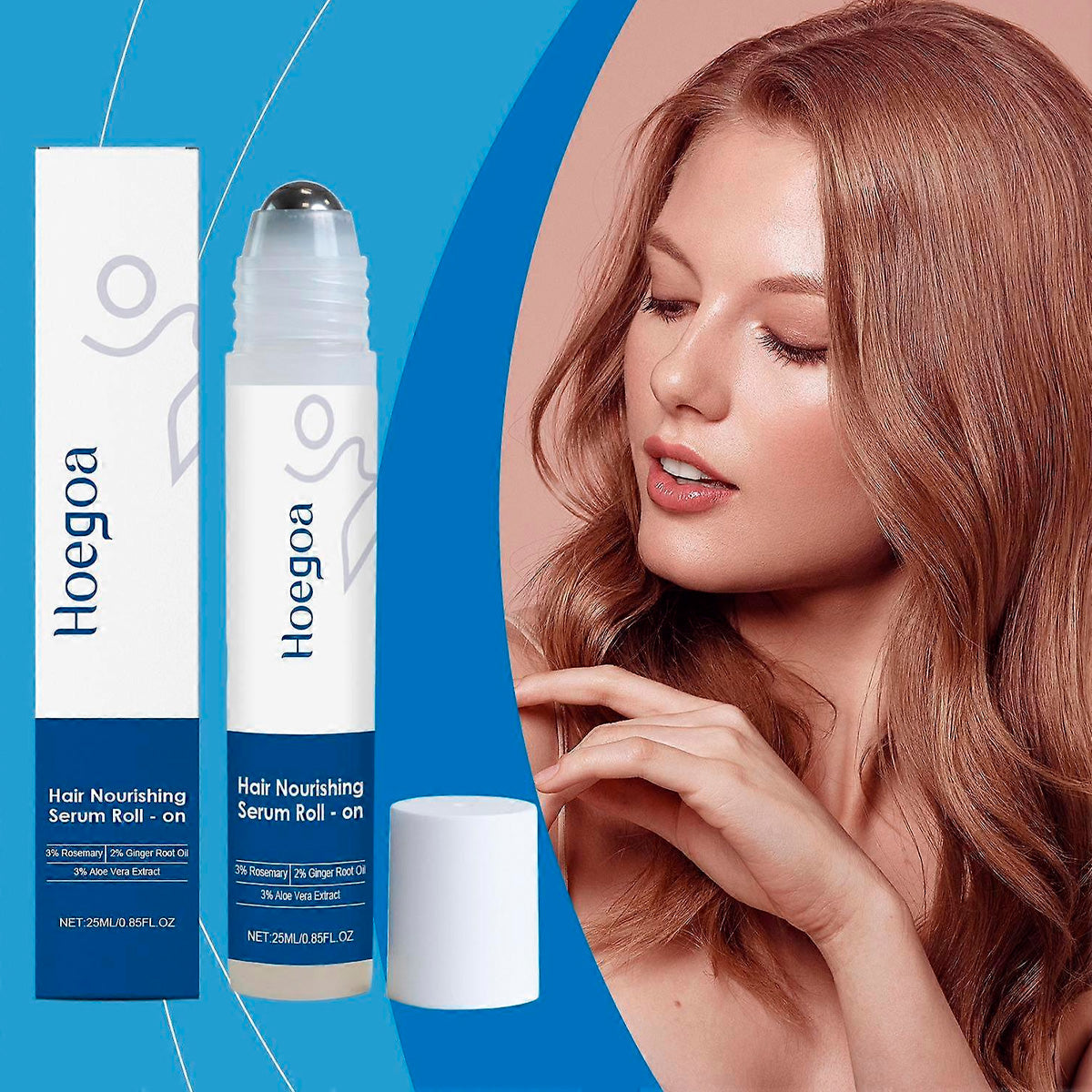 Serum de romero para el cuidado del cabello roll-on 25ml - Hoegoa