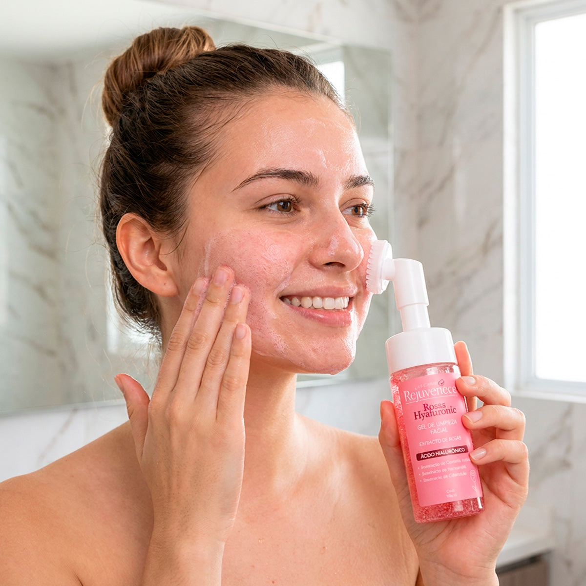 Gel de Limpieza Extracto de Rosas con Ácido Hialurónico 100ml - La Cooper