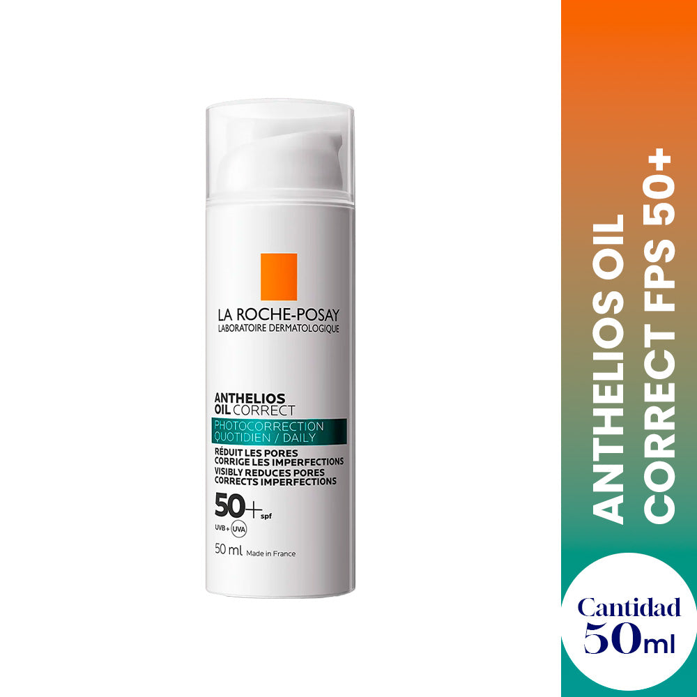 Protector Solar Anti-imperfecciones Anthelios Oil Correct FPS 50+ 50ml - LA ROCHE POSAY
