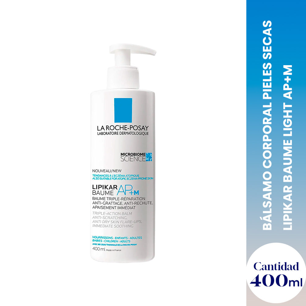 Bálsamo Corporal Pieles Secas Lipikar Baume AP+M 400mL - LA ROCHE-POSAY
