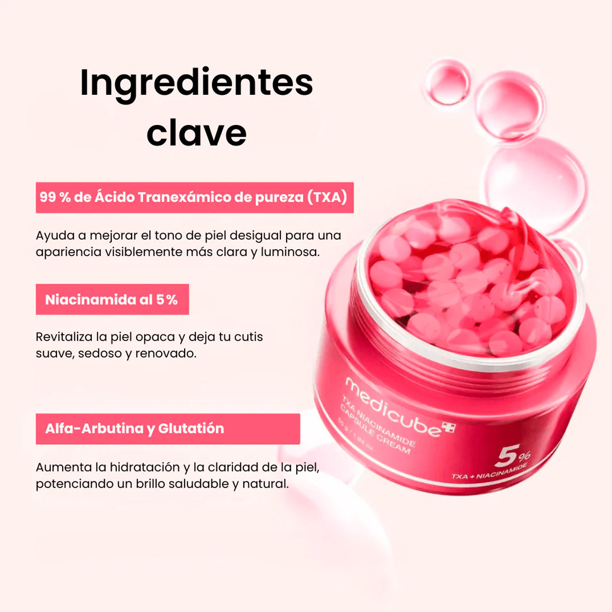 Medicube TXA Niacinamide Capsule Cream