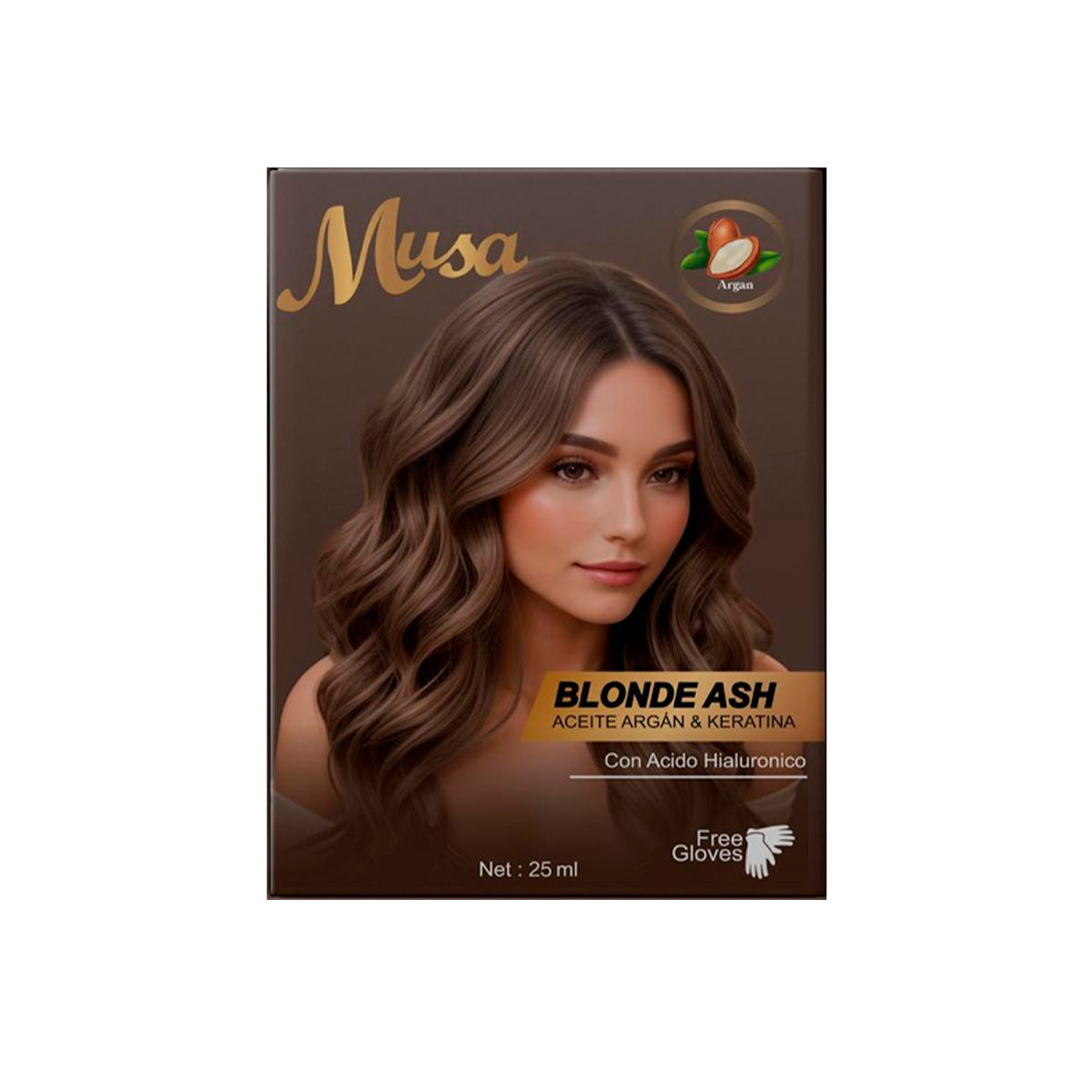 Shampoo Tinte Cenizo 7.1 25mlx10 en Sachets - Musa