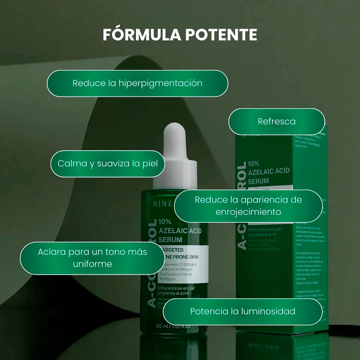 NINELESS A-CONTROL 10% Azelaic Acid Serum 30ml