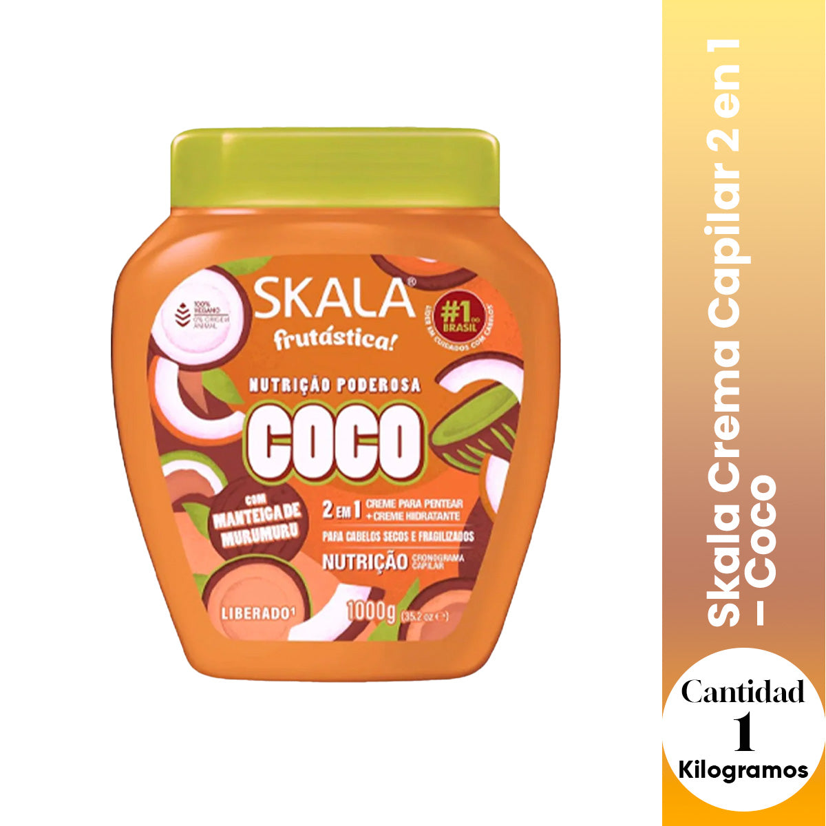 Skala Crema Capilar 2 en 1 ā Coco 1000g