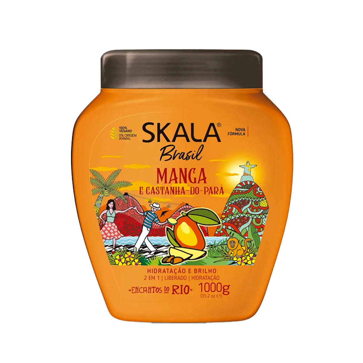 Skala Crema Capilar 2 en 1 – Mango & Nuez 1000g