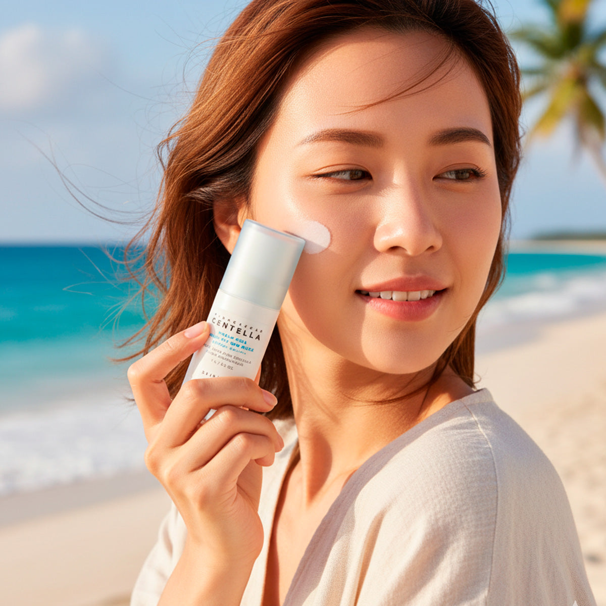 Mini Barra Madagascar Centella Hyalu-Cica Silky-Fit Sun Stick 7g - Skin1004