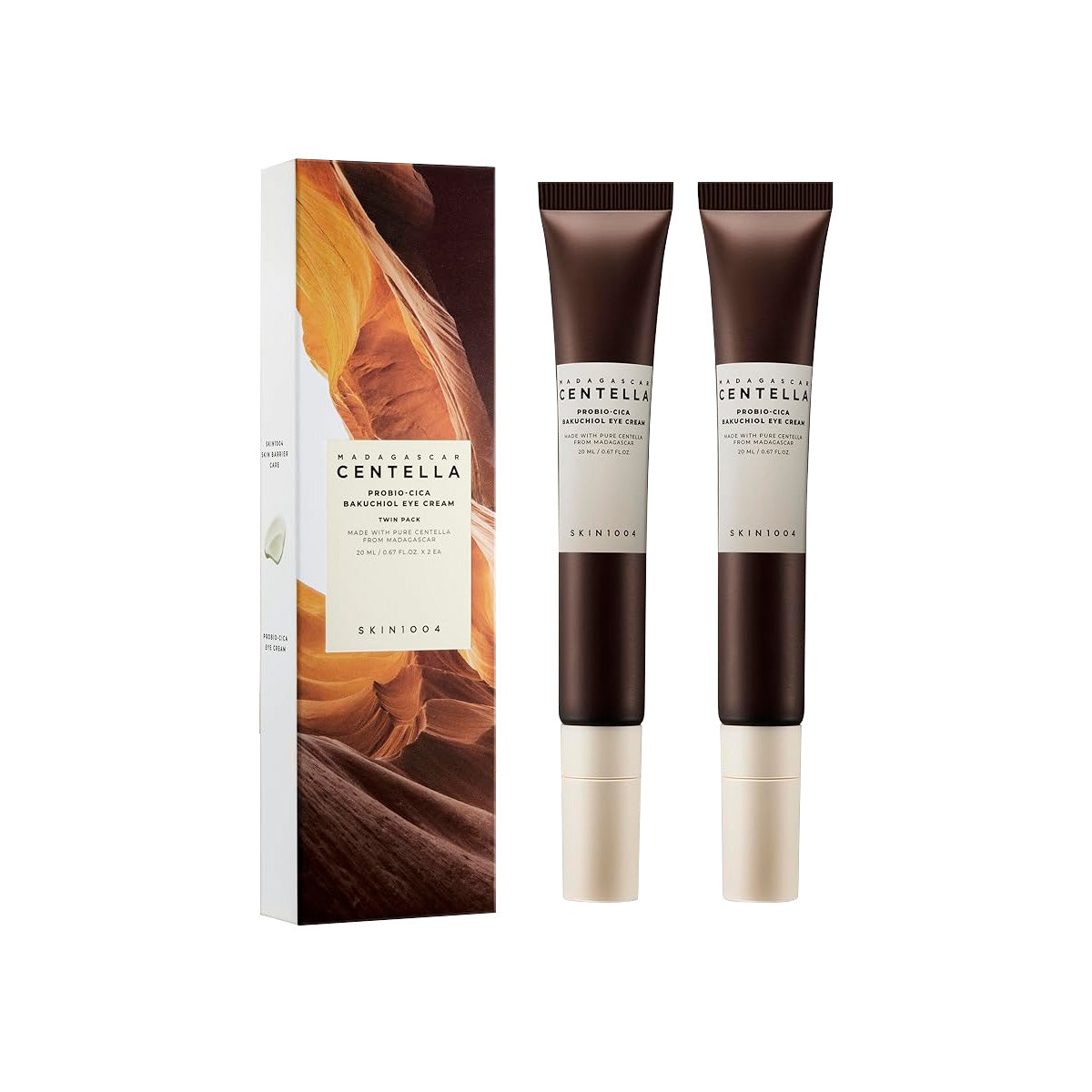 Madagascar Centella Probio-Cica Bakuchiol Eye Cream 20ml x 2ea (Twin Pack) - Skin1004