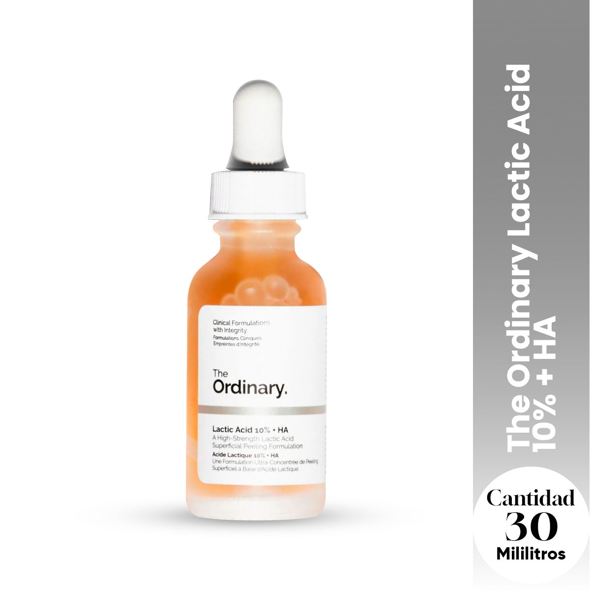 The Ordinary Sérum Exfoliante Suave – Lactic Acid 10% + HA 30ml