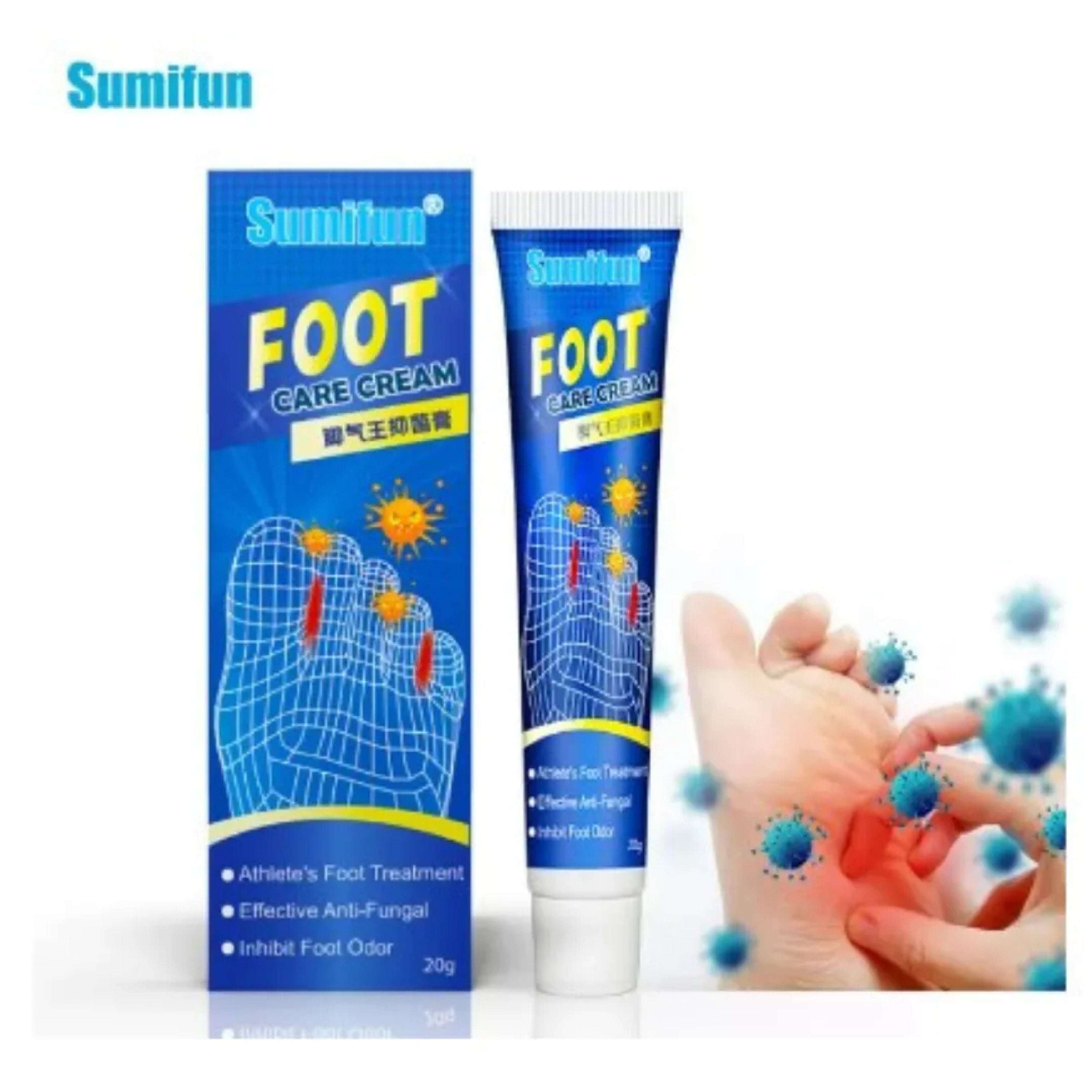 Crema Antihongos Para Pies de Atleta - Semifun 20g