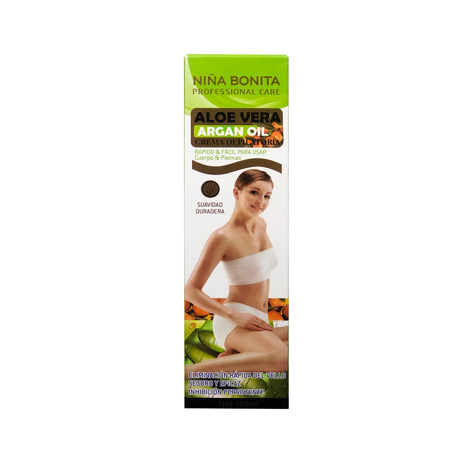¡LIQUIDACIÓN! Crema Depiladora Aloe Vera - Niña Bonita 100 ML