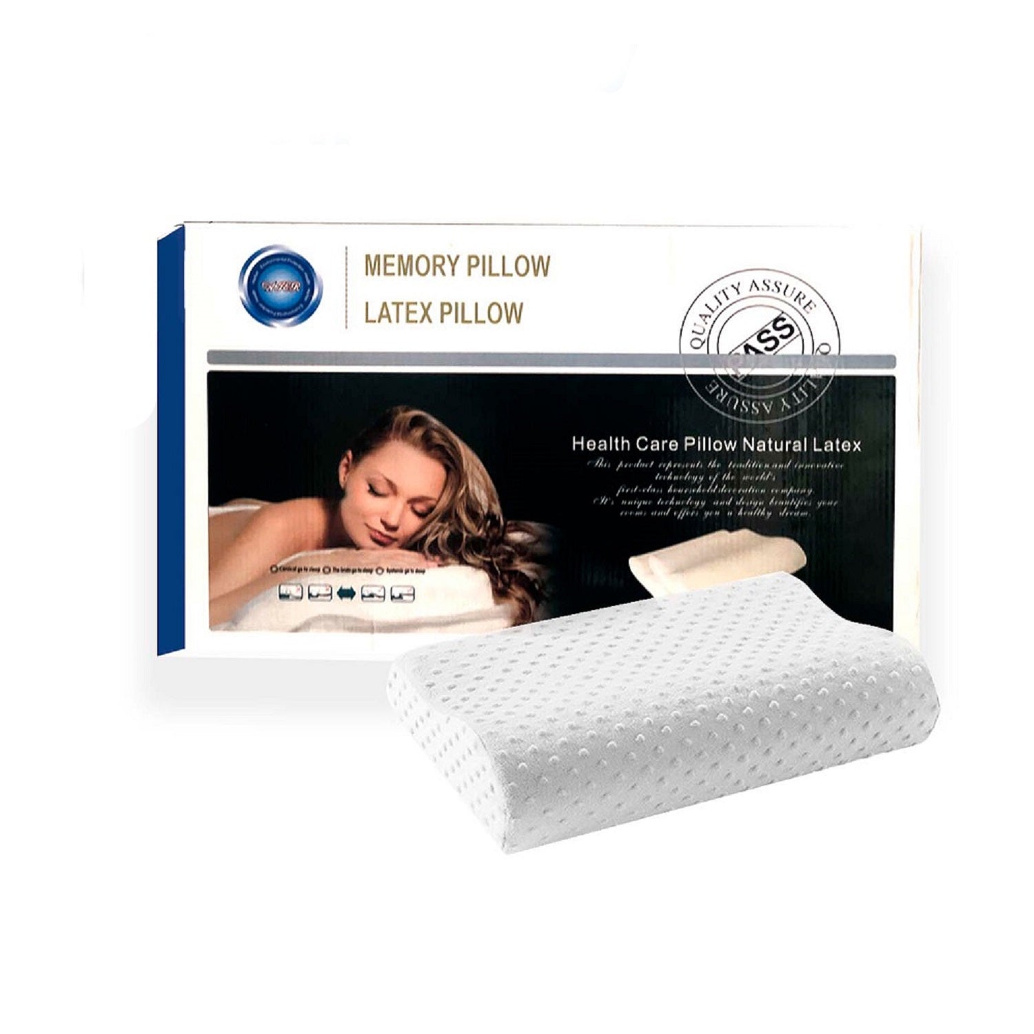 Memory Pillow – Almohada Viscoelástica Ortopédica – Ergonómica y Cervical