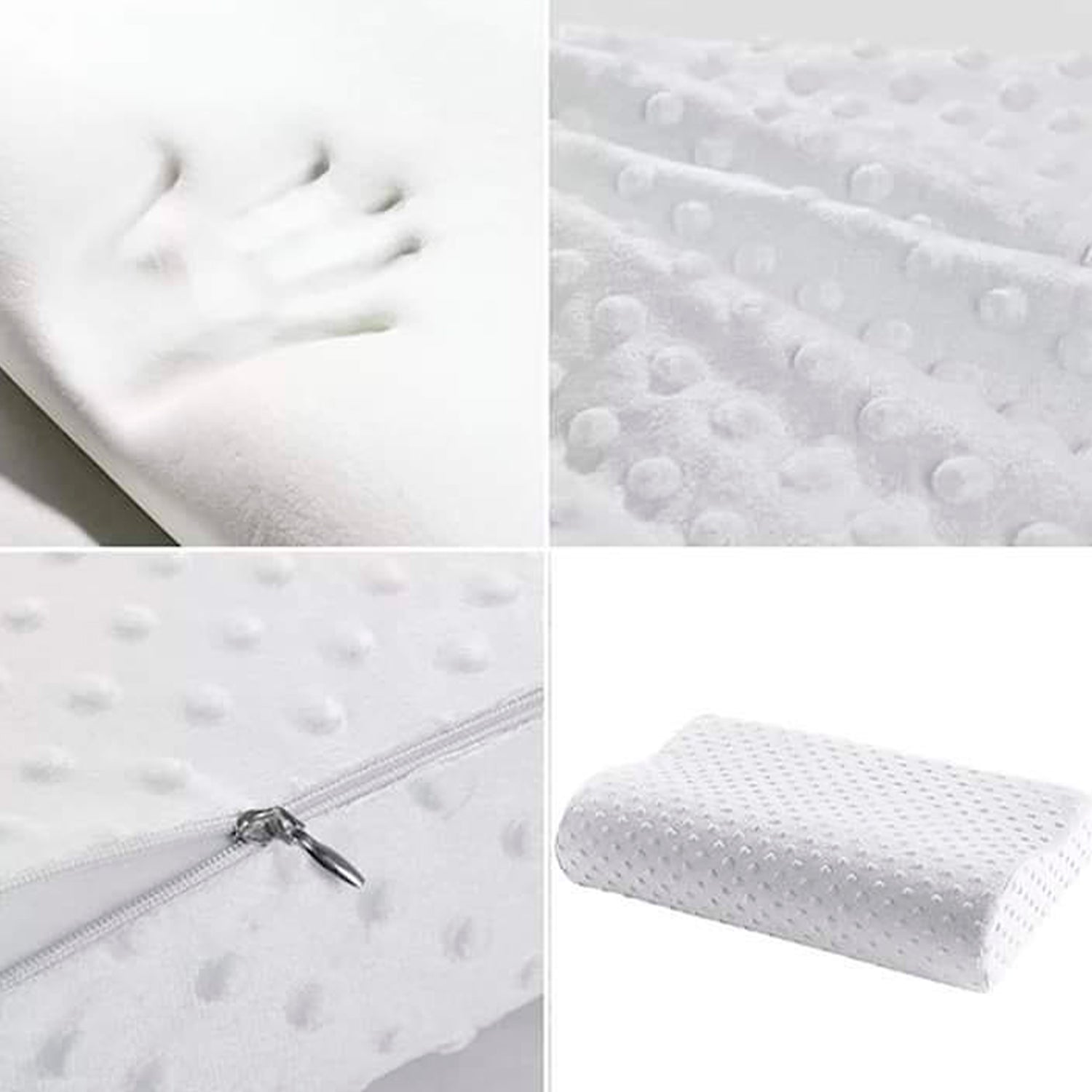 Memory Pillow – Almohada Viscoelástica Ortopédica – Ergonómica y Cervical