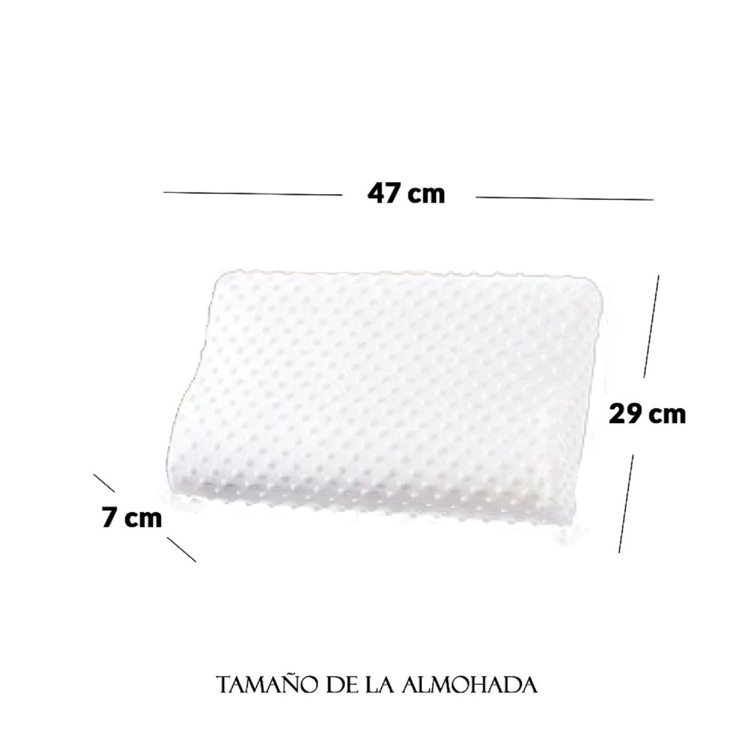 Memory Pillow – Almohada Viscoelástica Ortopédica – Ergonómica y Cervical