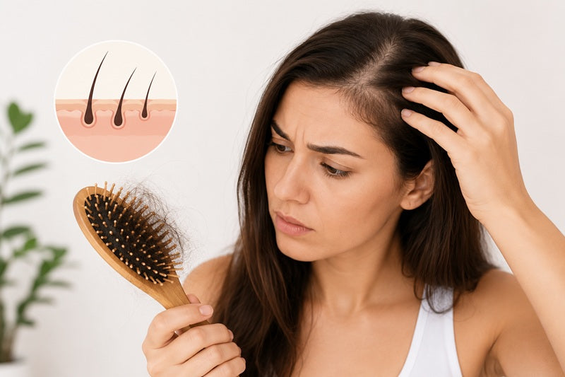 Qué causa la caída del cabello