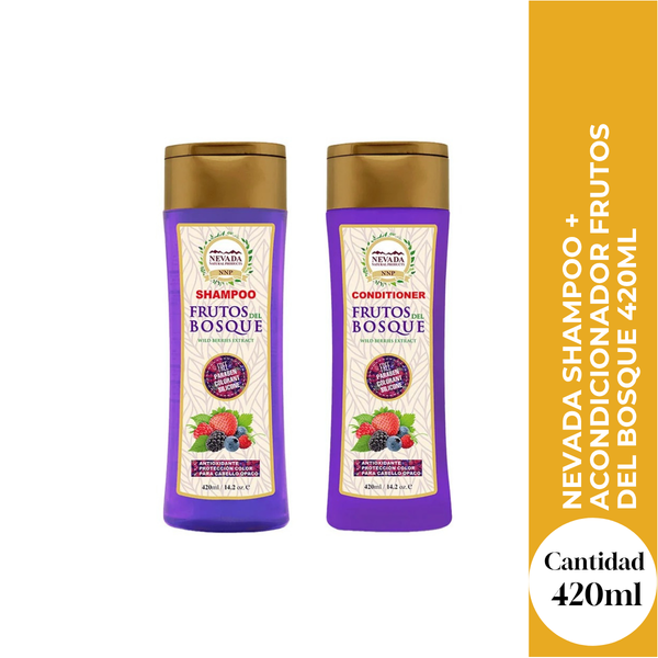 Nevada Shampoo + Acondicionador Frutos del Bosque 420ml