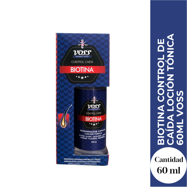 Biotina Control de Caída Loción Tónica 60ml VOSS