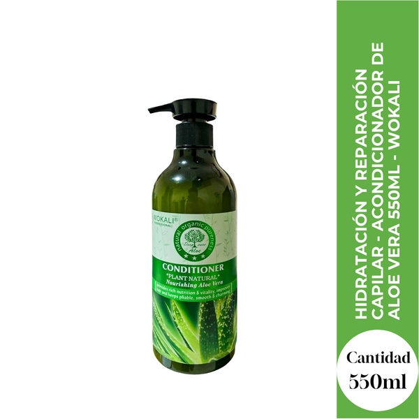FRUIT OF THE WOKALI – REPARACIÓN Y NUTRICIÓN CAPILAR – ACONDICIONADOR DE BAMBÚ 550ML