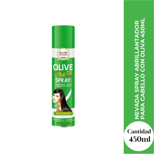Nevada Spray Abrillantador para Cabello con Oliva 450ml