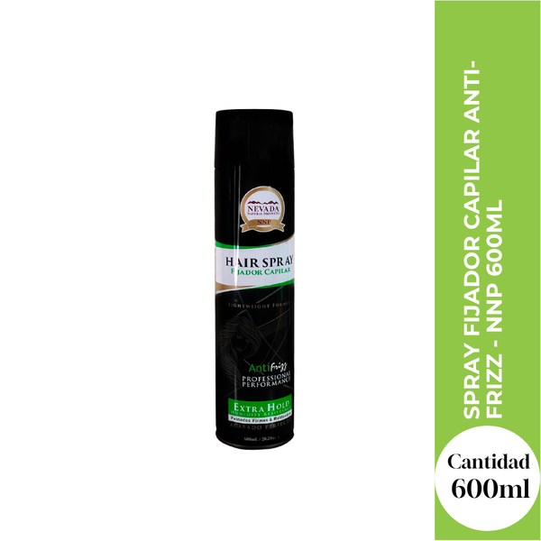 Spray Fijador Capilar Anti-Frizz - NNP 600ml