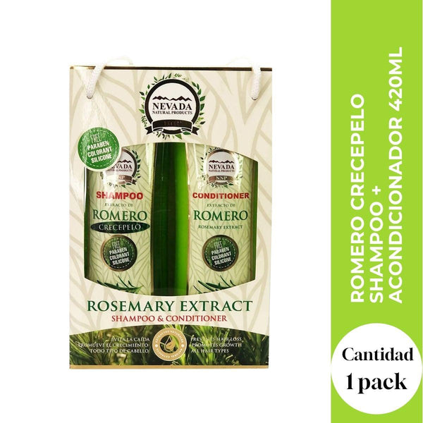 Romero Crecepelo Shampoo + Acondicionador 420ml