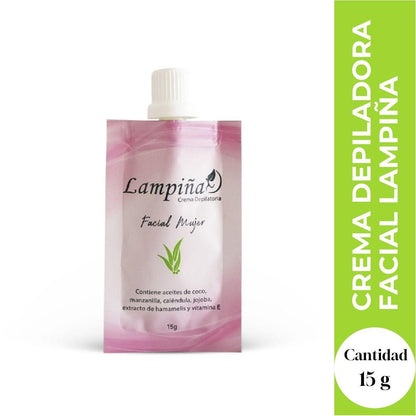 Crema Depiladora Facial - Lampiña 15g