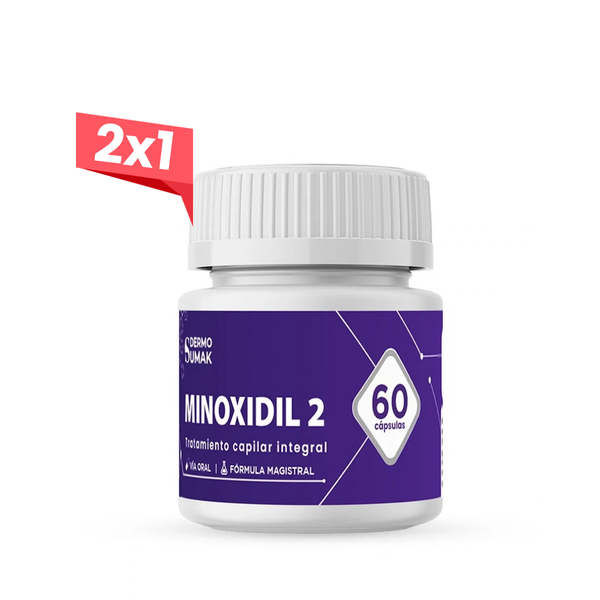 2x1 MINOXIDIL 2 MG 60 CÁPSULAS - DERMO SUMAK