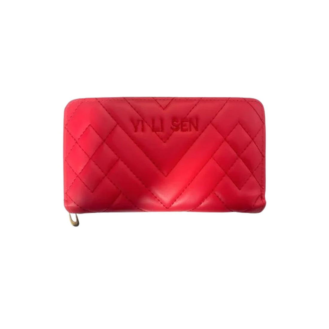 BILLETERA LARGA ELEGANTE MUJER ROJA