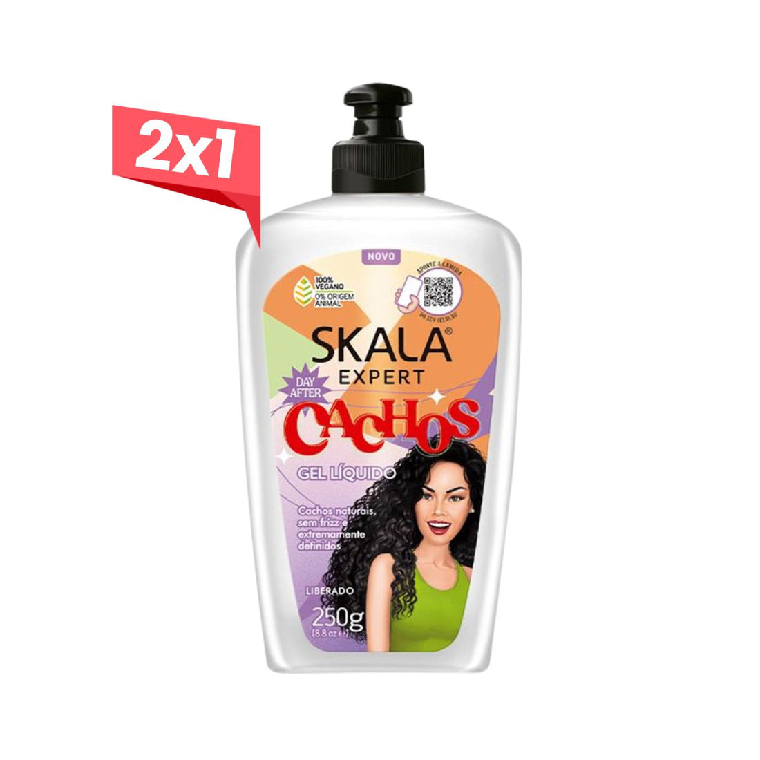 2x1 Skala Gel Líquido para Rizos Day After 250g