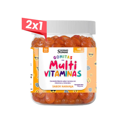 2x1 Gomitas Multivitaminas Niños 150 Gomitas - Dermo Sumak