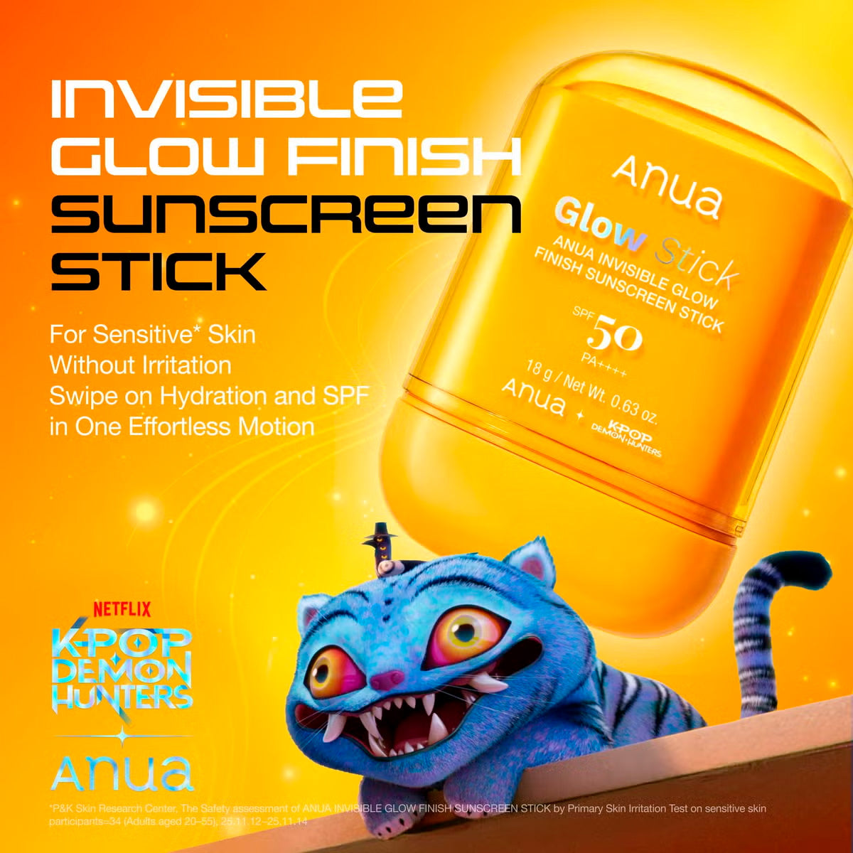 Invisible Glow Finish SunScreen Stick 17.5g - Anua
