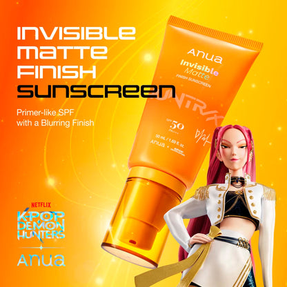 Invisible Matte Finish Sunscreen 50ml - Anua