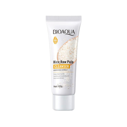 Limpiador Facial Antiarrugas de Arroz 100gr - Bioaqua