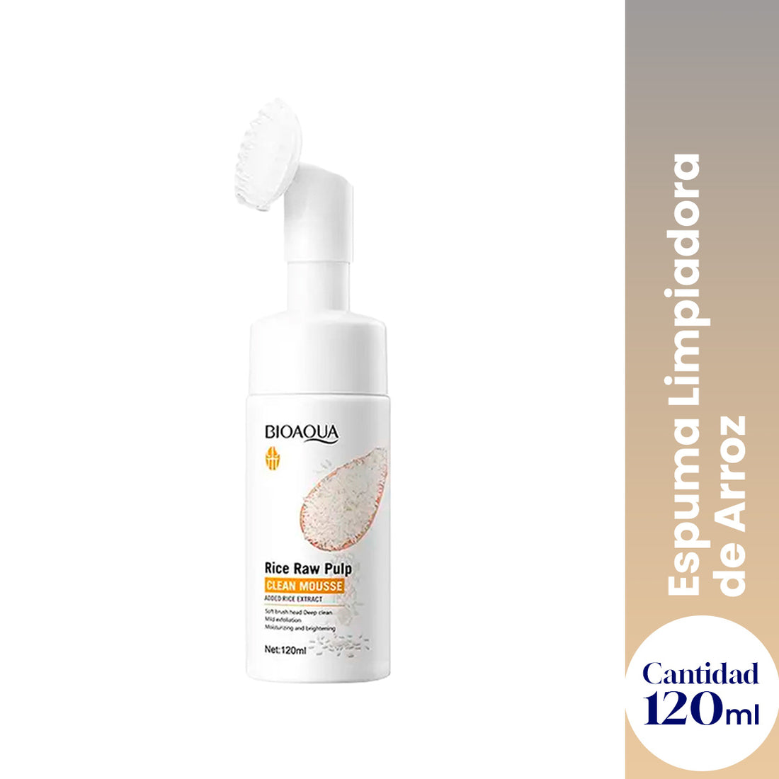 Espuma Limpiadora de Arroz 150ml - Bioaqua