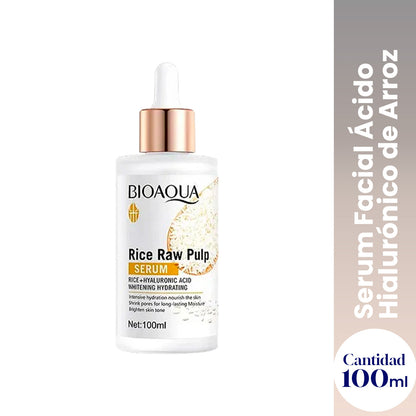Serum Facial Ácido Hialurónico de Arroz 100ml - Bioaqua