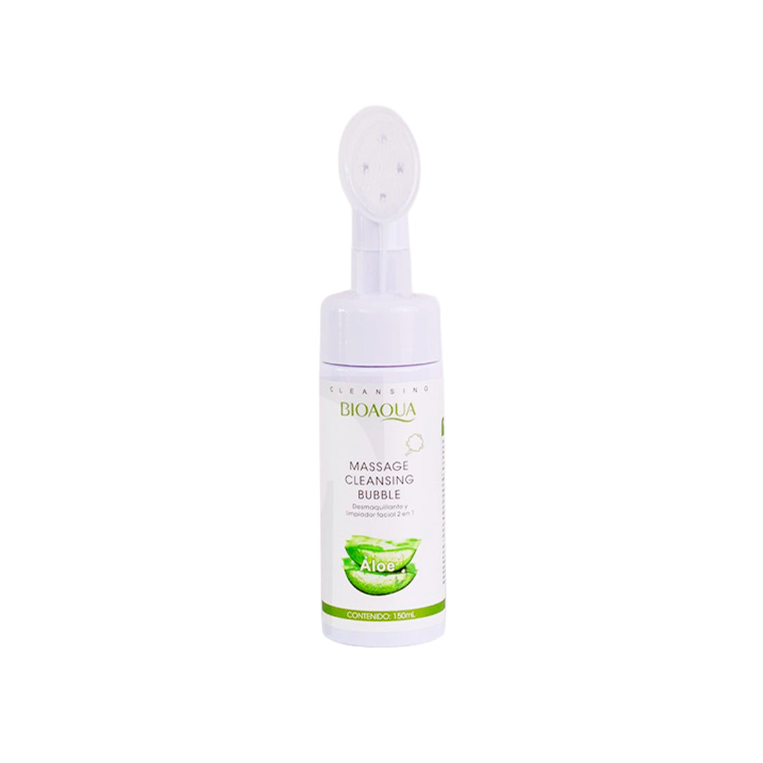 Espuma Limpiadora Facial Aloe 2 En 1 Desmaquillante 150gr - Bioaqua