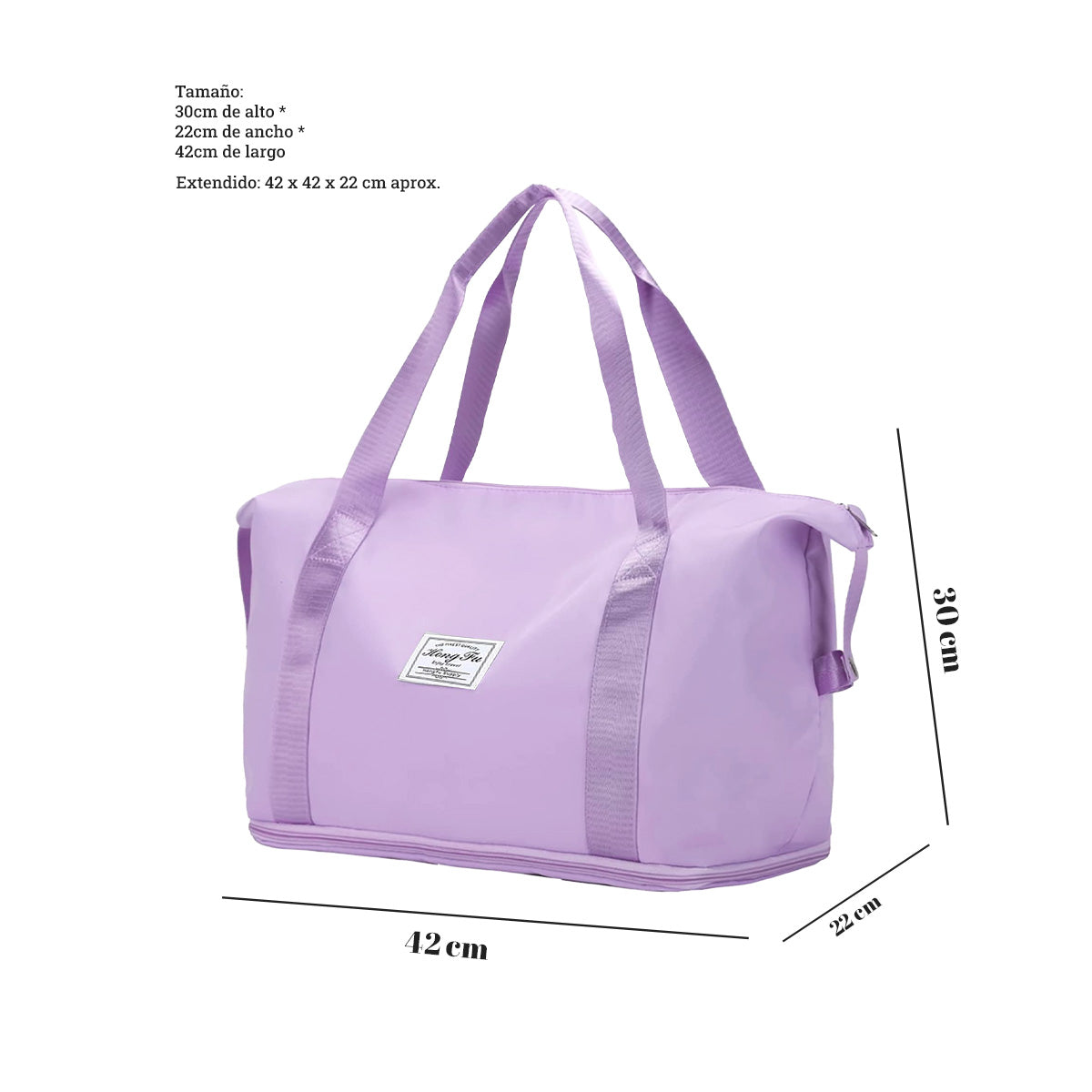 Bolsas Expandibles de viaje 2 en 1 Lila
