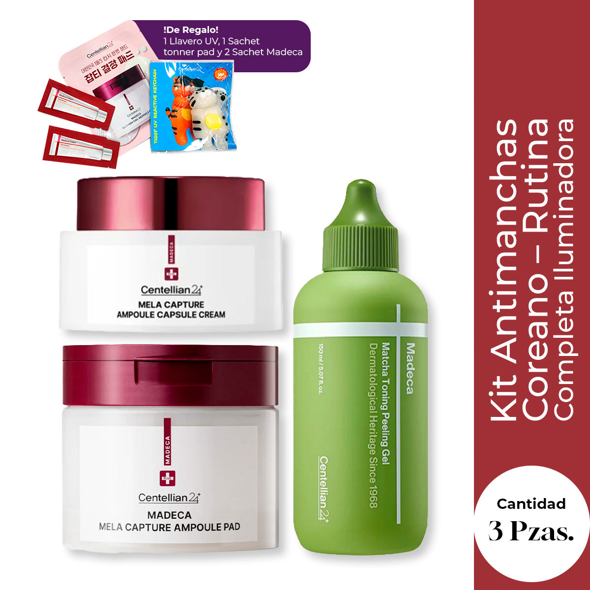 Kit Antimanchas Coreano Centellian24 – Rutina Completa Iluminadora