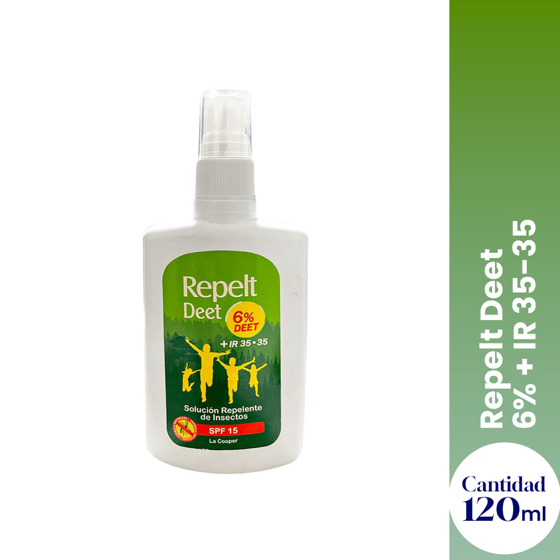Repelt Deet 6% + IR 35-35 120ml - La Cooper
