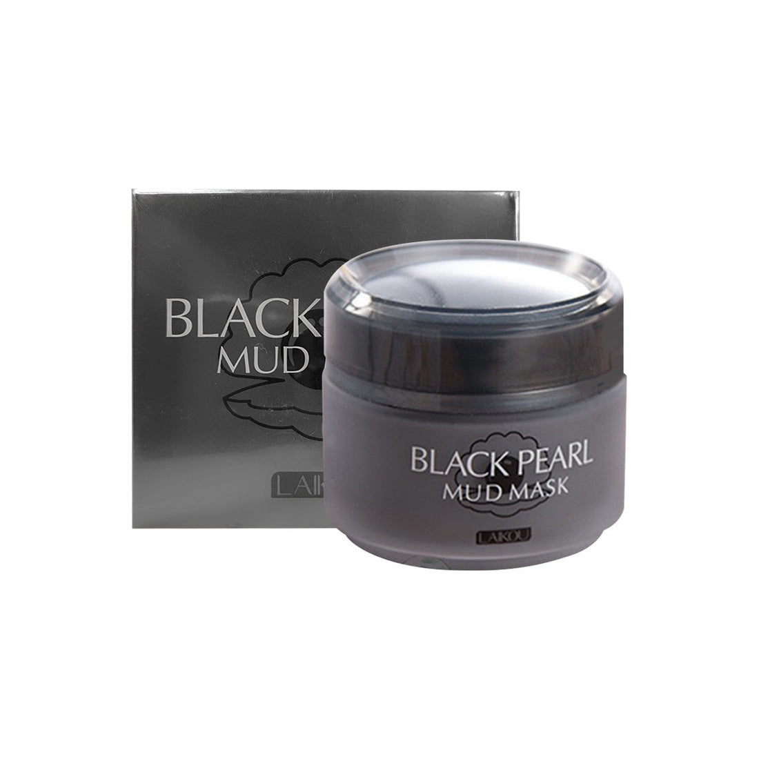 LAIKOU Mascarilla Facial Exfoliante – Control de Grasa  – Perlas Negras Mud Mask 85g